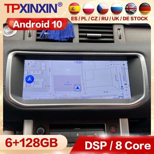 64G Multimedia Android 10.0 Player Auto Car Radio Stereo For Land Rover Range Rover Evoque GPS Navi Video Receiver IPS Head Unit