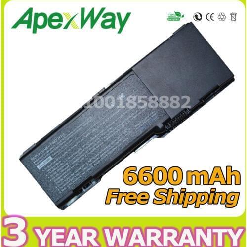 Apexway 9 Cell Laptop battery 6400 for Dell GD761 JN149 KD476 PD942 PD945 PD946 RD850 TD344 1501 E1505 131L RD855 RD857 RD859