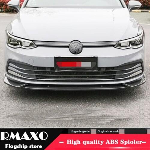 For VW golf 8 Front shovel Body kit spoiler 2020-2021 Golf 8 GTI R P-K ABS Rear lip rear spoiler front Bumper Diffuser Protector