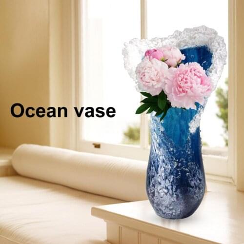 Long Lasting Convenient Wear-resistant Resin Portable Flower Vase Decor Durable for Decoration