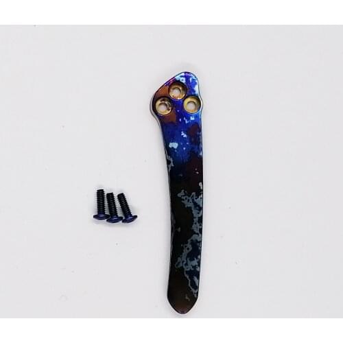 Titanium Alloy Pocket Clip with Install Screws for Spyderco Paramilitary 2 C81