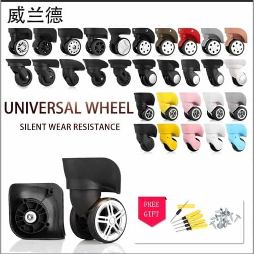 Suitcase and flight case wheels, convenient for universal replacement of wheels at any time, shock-absorbing and silent wheels