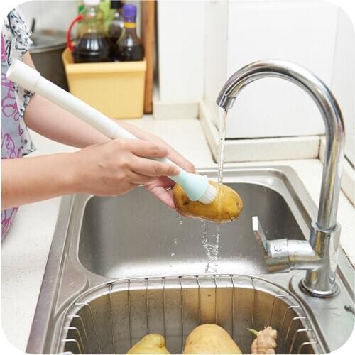 Creative water sink cleaning brush faucet connection cleaning brush tableware clean brush pan brush