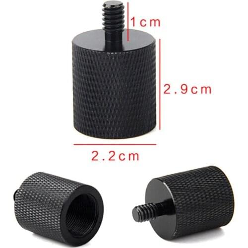 5/8" Female to 1/4" Male Threaded Flash Light Bracket For Mic Microphone Stand Tripod Screw Adapter