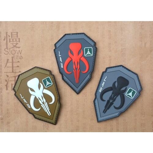 PVC Badge Bounty Hunter Badges For Clothing Backpack Caps Fabric Armband Stickers Military Tactical Patch Patches Badges