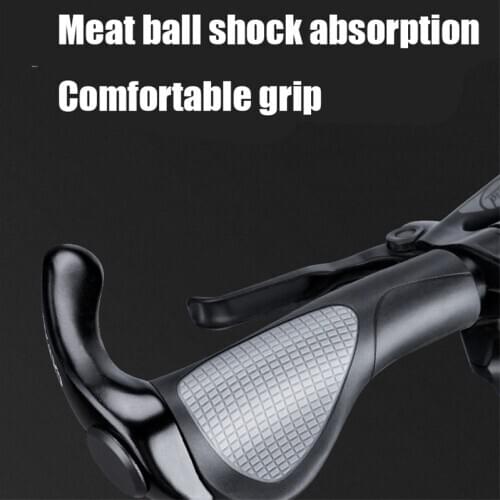 Non-slip MTB Bicycle Grips Ergonomics Bike Handlebar Covers Extended Bar End Mountain Bike Grips Handles for Bicycle