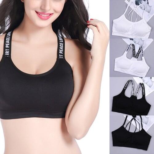 2021 New Women Bra Black Padded Gym Yoga Brassiere Tank Top Female Breathable Fitness Wear For Women Running Yoga Bra Dropship