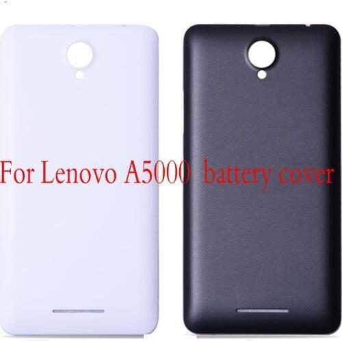 Original Battery Door Back Cover Housing Case For Lenovo A5000 battery cover Replacement Parts with Logo