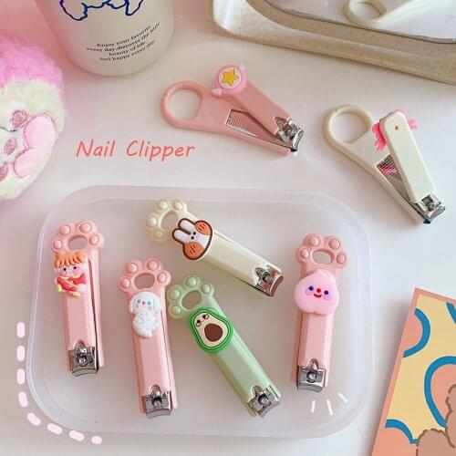 Lovely Carbon Steel Nail Clipper Cutter Professional High Quality Toe Nail Clipper Tool with Clip Catcher