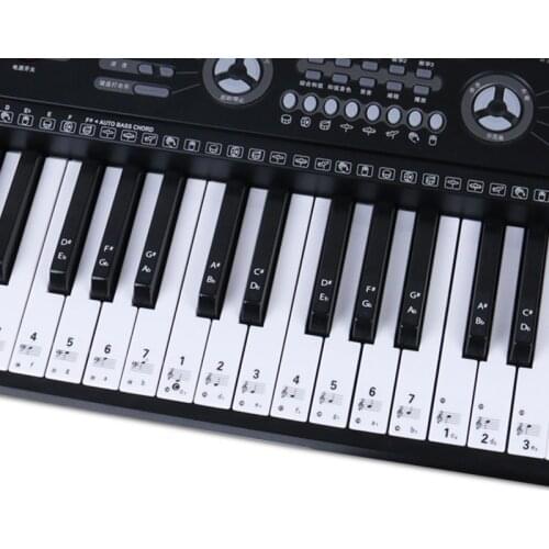 Self-study sheet music 54/61/88 keys piano and Electronic organ can use Sheet music piano keyboard stickers