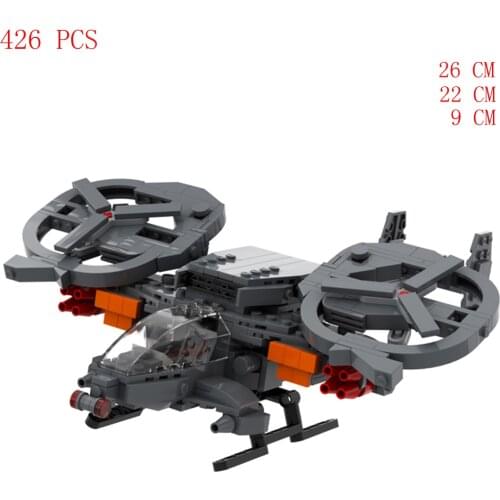 Hot lepining military US classic movie Scorpio gunship technic modern war weapons Building Blocks moc model bricks toys for gift