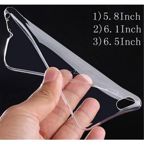 SZAICHGSI wholesale 1000pcs/lot Transparent Soft TPU Silicone mobile cell phone Case for iPhone xs xr xs max