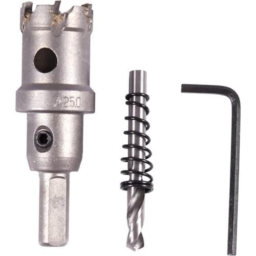 Carbide Tip Metal Cutter Stainless Steel HSS Drill Bit Hole Saw Holesaw Size:25mm CNIM Hot