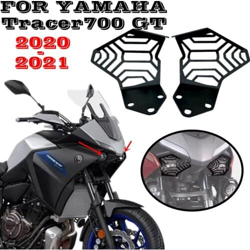 Motorcycle Aluminium Headlight Protector Grille Guard Cover Protection Grill For TRACER700 Tracer 700 Tracer 7 GT 2020 2021