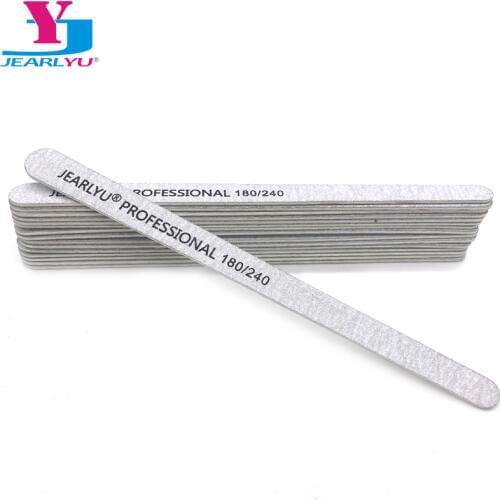 10 Pcs Nail Buffer Wooden Files Maquiagem Professional Completa Limas Ongle Wood 180/240 Manicure Files Emery Board Polish Tools