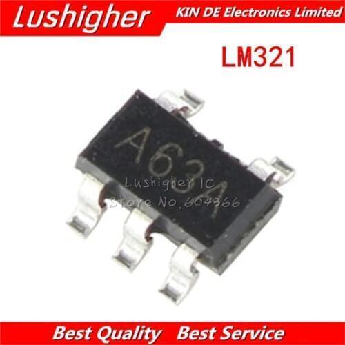 20PCS LM321 SOT23 LM321MFX SOT-23 SOT23-5 Low Single Op Amp New Original