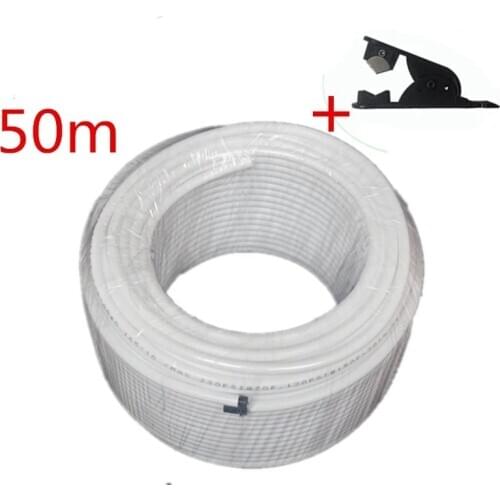 50m water tube 1/4 quick hose Pipe For RO Water Filter System Aquarium PE Reverse Osmosis 1/4 inch
