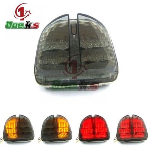 Motorcycle accessories For SUZUKI GSXR600/750 2006-2007 LED rear Tail Light integrated turn signal function Brake light