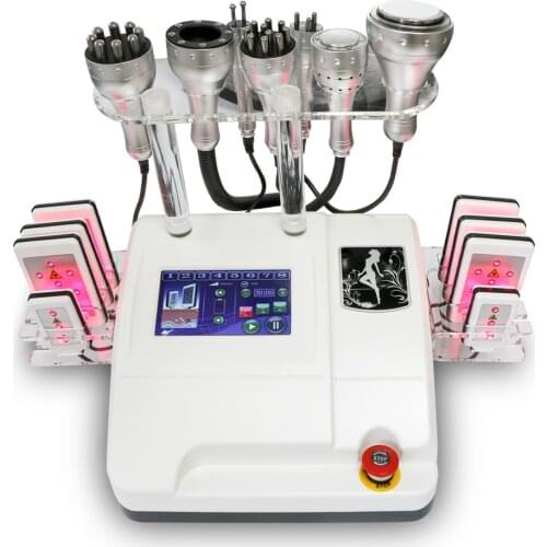 Elitzia ETMS8001S Body Shaper Weight Loss Skin Care Beauty Machine 8 In 1 Ultrasonic RF Led 8 Pads