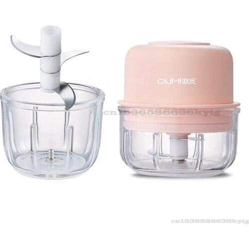 Wireless Mini Garlic Beater Electric Masher Minced Meat Mashed Minced Garlic Baby Food Supplement Mixer Spice Grinder