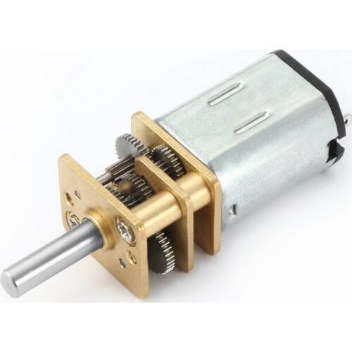 DC 12V 100RPM Micro-Speed Reduction Motor Mini Gear Box Motor with 2 Terminals for RC Car Robot Model DIY Engine Toy