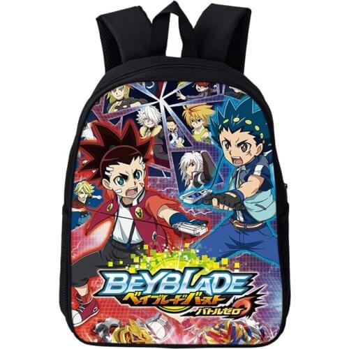 Children 3D Print Beyblade Backpack Anime School Bags for Teenage Boys Girls Book Bag Cartoon Rucksack Travel Backpacks Game Bag