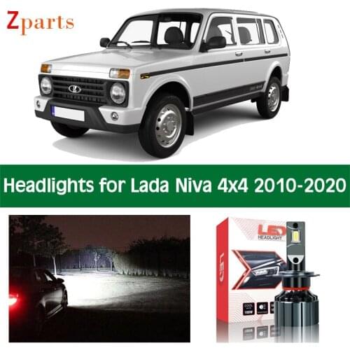 Car Lamps For Lada Niva 4x4 LED Headlights Headlamp Light Bulbs 12V 10000 Lumen Canbus Lighting Lamp Front Lights Accessories