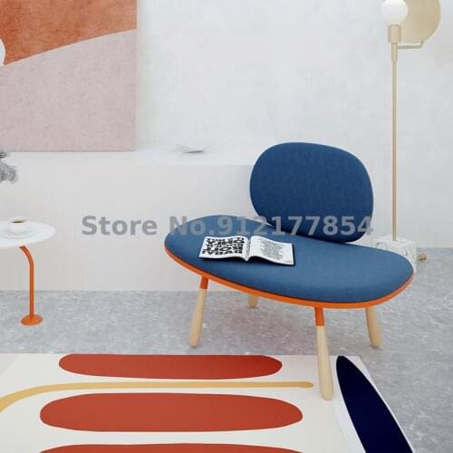 Sofa Chair Single Nordic Small Apartment Bedroom Living Room Creative Design Art Lazy Small Sofa Leisure Airplane Chair