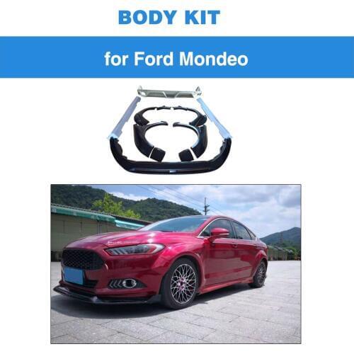 ABS Body kits Front Bumper Lip Splitters Rear Bumper Diffuser Side Skirt Wheel Arches for Ford Mondeo Sedan 2013 - 2016