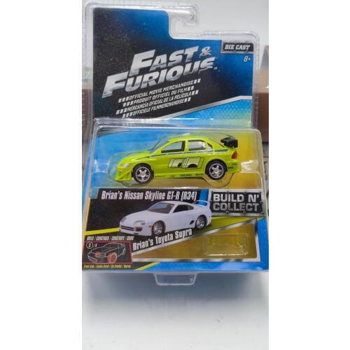 Ja da 1:64 BRIANS NISSAN SKYLINE BT-R R34 (4) Alloy model car Metal toys for childen kids diecast gift