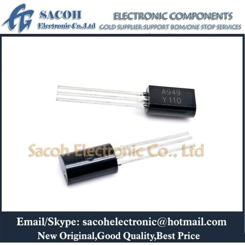 New Original 10Pairs(10PCS)/Lot 2SA949-Y 2SA949 A949 + 2SC2229-Y 2SC2229 C2229 TO-92L Audio Amplifier Applications