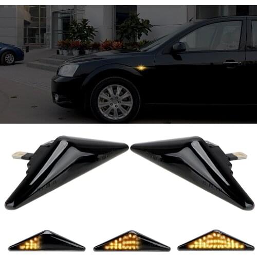 A Pair 18SMD Blinker Light LED Car Dynamic Side Marker Turn Indicators Signal Lamp Flowing Water Light Turn Signal Light