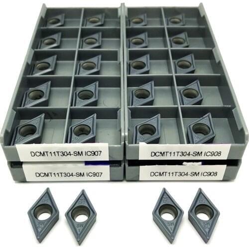 DCMT11T308 SM IC907 DCMT11T308 SM IC908 Carbide insert Internal turning tool CNC turning insert DCMT 11T308 Cutting tool