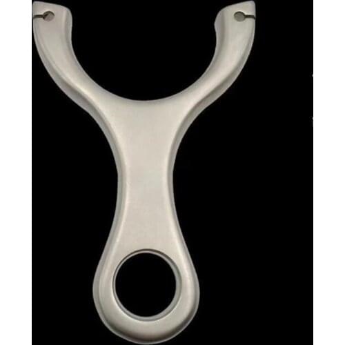 304 Stainless Steel Slingshot Single-strand Card Ball Bow New Fish Round Rubber Band Integrated Bow 2020