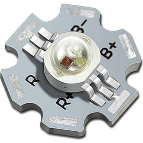 9W LED RGB High power LED bead Lamp 45mil Chip Six Pins stage lamp 700mA 3.2-3.4V Genesis/HPO chips Free shipping 100pcs