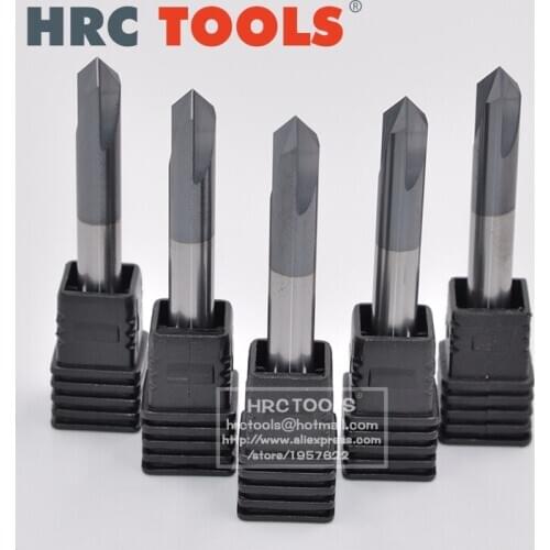 T4-4Dx60ax50L 60 DEGREE TUNGSTEN STEEL TiAIN COATING CARBIDE CHAMFER END MILLS