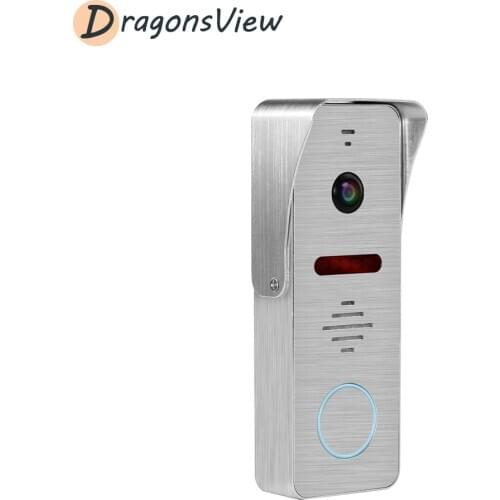 DragonsView Video Door Phone Doorbell Camera 1200TVL Day Night Vision IP65 Waterproof 120° Outdoor Call Panel for Video Intercom