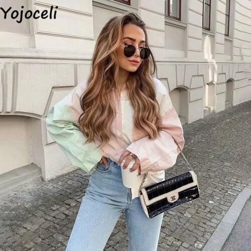 Свободные блузки Yojoceli China At AliExpress