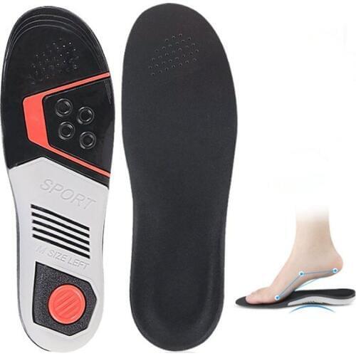 1 Pair Adult Arch Support Correct Insole TPE Shock-absorbing Massage Cushion Casual Insoles