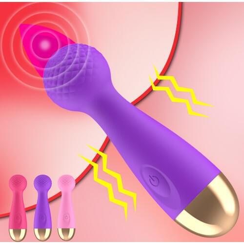 10 Speeds Magic Wand Massager AV Stick Vibrators Sex Toy for Women Couples Clitoris Stimulator USB Rechargeable Sex Products