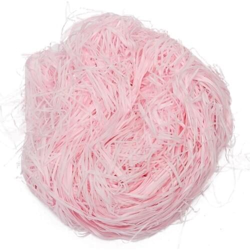 100g Luxury Pink Shredded Tissue Hamper Paper Gifts Box Candy Packaging