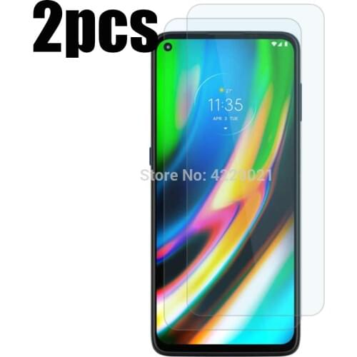2PCS 2.5D 9H Premium Glass for Moto G9 Plus Tempered Glass for Motolora Moto G9Plus XT2087-1 Screen Protector
