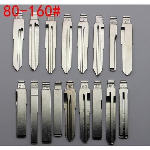 80-160# 91# 123# 129# 147# 152# 153# 154# Key Blade Car key embryo Car Key Embryo replacing the key head