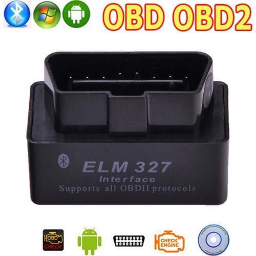 OBD2 OBD ii Wireless V2.1 Super MINI ELM 327 Bluetooth OBD OBD 2 ELM327 Interface BT for Android Torque/PC Diagnostic Tool
