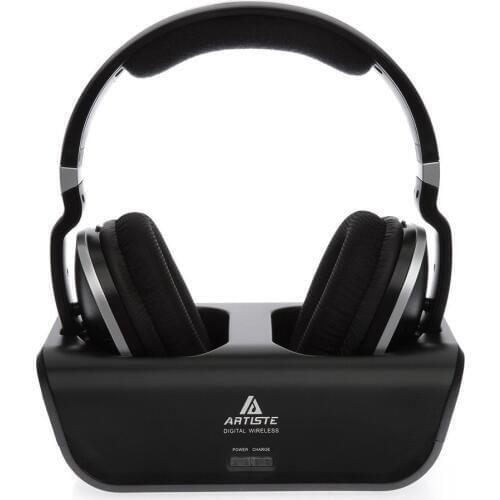 ARTISTE ADH300 2.4G Wireless Noise Isolating Super Bass HIFI Music TV PC Computer Home Video Headphone Headset 2.4G Transmitter