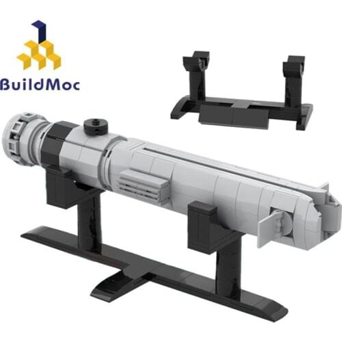 BuildMOC Star Movie Figures Ahsokas Robot General-Grievous Vader Lightsaber Hilt Set Combat Weapon Building Blocks Kid Toys Gift