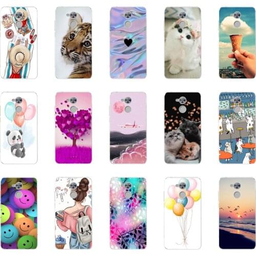 For Huawei Honor 6A Case DLI-TL20 Cute Silicone Back Cover for Huawei Honor 6A 6 A Cartoon TPU Phone Case Flower 5