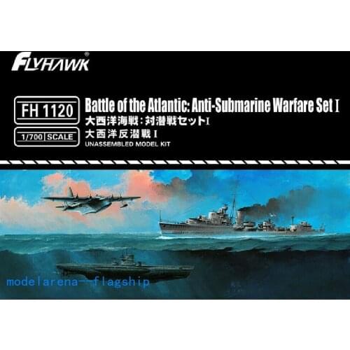 Flyhawk FH1120 1/700 Battle of the Atlantic:Anti-Submarine Warfare Set I