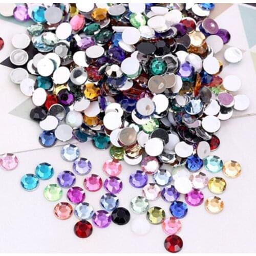 200packs/lot 11 Mix Color Rhinestone 3D Nail Art Decoration 2mm Wholesales D0454X