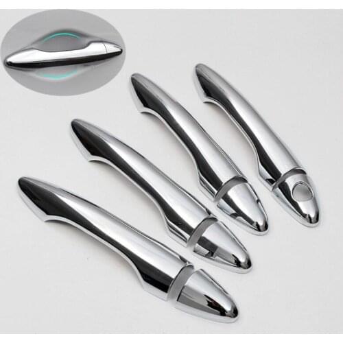 FUNDUOO For Hyundai IX35 Tucson 2009 2010 2011 2012 2013 2014 New Chrome Car Door Handle Cover Trim Sticker Free Shipping